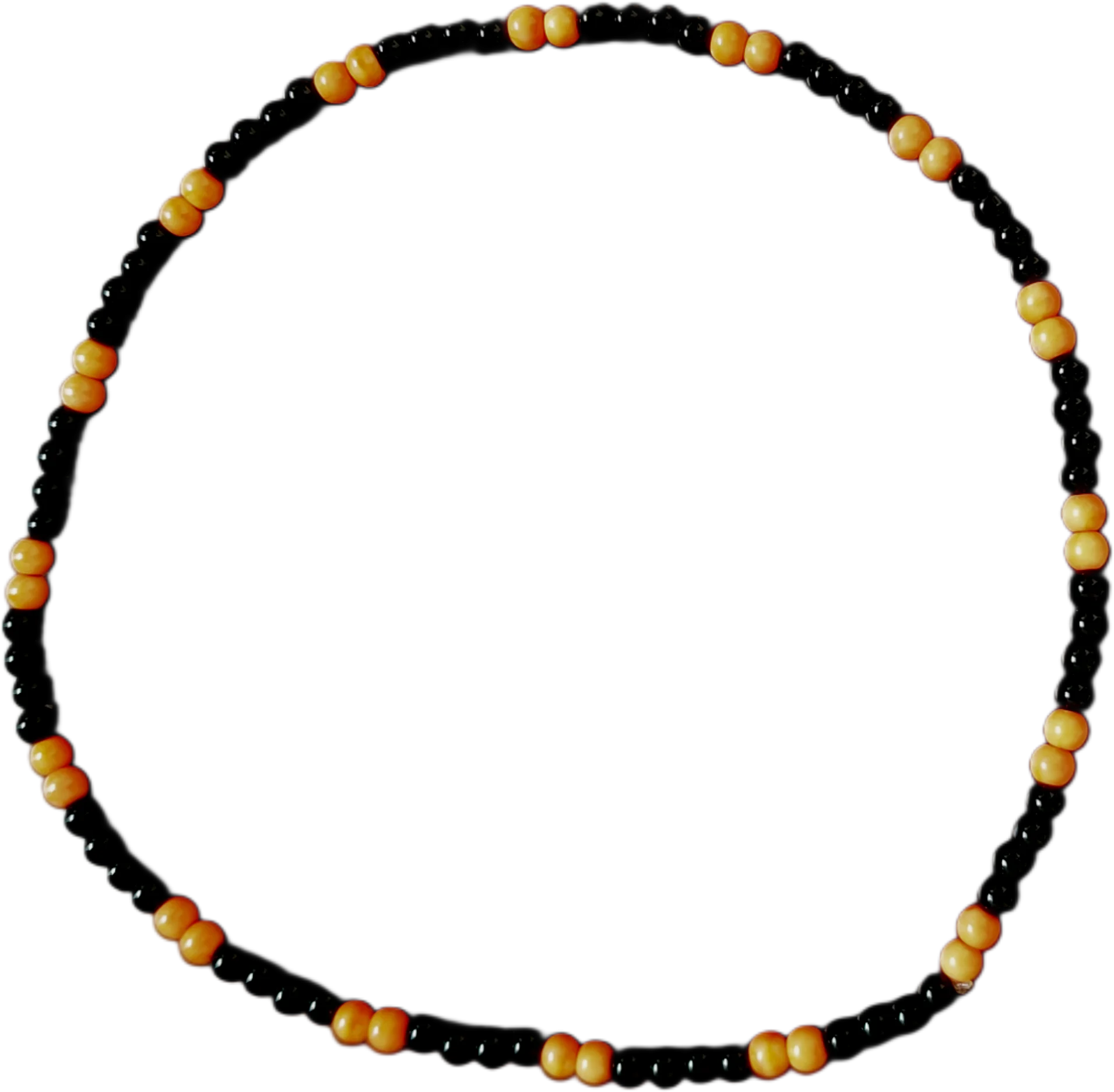 Collar Negro y Naranja