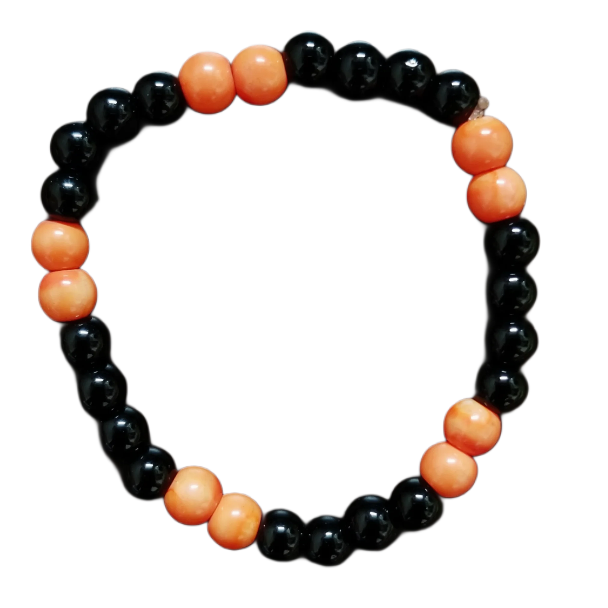 Pulsera Negro y Naranja